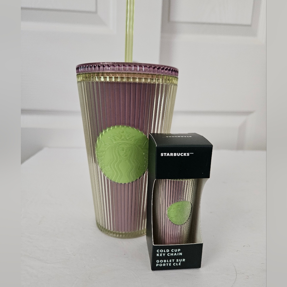 Bundle Starbucks NWT Cold Cup And Keychain
